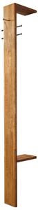 LINZ #15 Attaccapanni in legno di quercia selvatica - oliato / natur 30x200x32