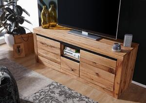 Mobile TV in legno di Quercia Selvatica/ Cerro 155x45x60 quercia naturale oliato MONTREUX #314