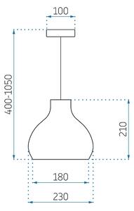 Lampada NATURAL APP984-1CP SMALL