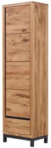 VILLANDERS #131 Armadio in legno di quercia selvatica - oliato / natur 56x40x205