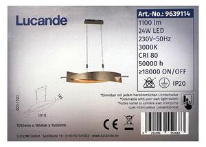 Lucande - Lampadario a sospensione con filo LED dimmerabile MARIJA LED/24W/230V