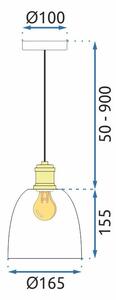 Lampada APP1006-1CP WHITE U
