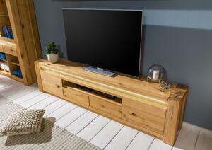 Mobile TV in legno di Quercia Selvatica 223,5x40x53 quercia naturale oliato KENT #132