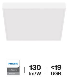 Plafoniera LED 60x60 44W BACKLIGHT da soffitto, 130lm/W, UGR19 - PHILIPS CertaDrive Colore Bianco Naturale 4.000K