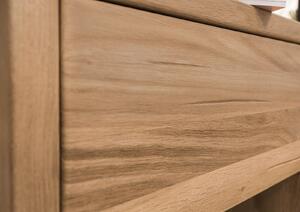 Comodino in legno di Quercia Selvatica 50x35x40 bianco oliato JANGALI #119