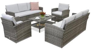 Mobili da giardino Monaco Coffee 8 Garden Point grigio