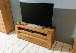 KENT #309 Mobile Tv in legno di quercia selvatica - oliato / tabacco 123x40x53