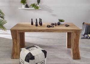 Tavolo da pranzo in legno di Teak 180x90x78 naturale grezzo BASSANO #110
