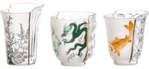 Set 3 bicchieri fatti a mano Hybrid