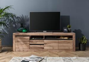 Mobile TV in legno di Quercia Selvatica/ Cerro 185x45x55 bianco oliato MONTREUX #230
