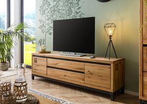 Mobile TV in legno di Quercia Selvatica 190x40x56 quercia naturale oliato VILLANDERS #153