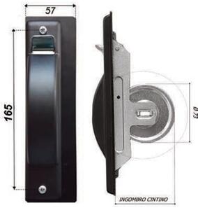 Sintesy Avvolgitore Tapparelle Special Destra / Sinistra 210 x 8 con Placca - 1312.BO