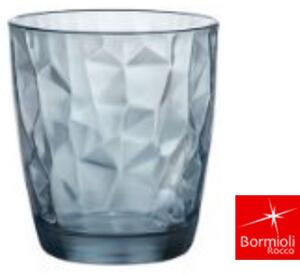 Bormioli Rocco Bicchiere Diamond confezione 3 pezzi cl 30.5 Acqua Blu - 065046