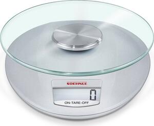 Soehnle Bilancia da Cucina Digitale Peso massimo 5 Kg Display LCD colore Argento - 65856 Roma