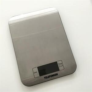 Telefunken Bilancia da cucina Portata max 5 kg Display LED colore Inox - M01212