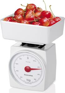 Tescoma Bilancia da Cucina per Alimenti Analogica Peso Max 2 Kg con Ciotola - Linea Accura 634522