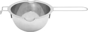 Gp & Me Bollitore per Cottura Bagnomaria con Pratica Base Piatta Acciaio Inox