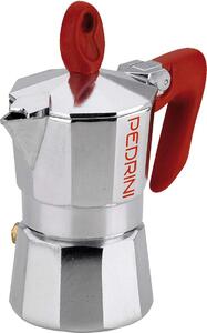 Pedrini Caffettiera Moka Brillant Capacit 1/2 Tazza in Alluminio - PD9080-0