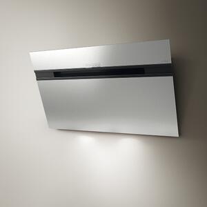 Elica Cappa Cucina Aspirante a Parete Larghezza 90 cm Profondit 14 cm colore Acciaio - PRF0110515 STRIPE IX/A/90
