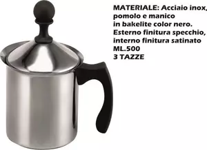 Borella Cappuccinatore Inox 3 Tazze - BOR2034