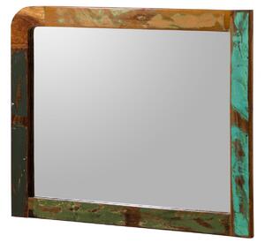 SIXTIES #115 Specchio in legno riciclato - laccato / multicolore 100x80
