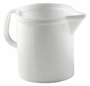 Mobilplastic Caraffa Graduata Rigida in Polipropilene Capacit 3 Litri colore Bianco - 6/3000-BIM