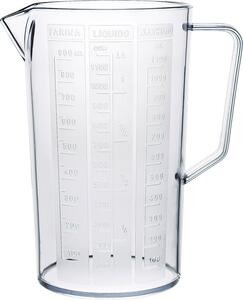 Cosmoplast Caraffa Graduata Per Solidi e Liquidi cm 12x19 h capacit 1.5 Litri - 422 Florida