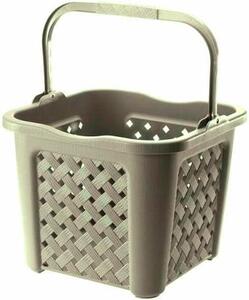 Tontarelli Cesta quadrata 25 Litri Colore Talpa - 8065448908 Arianna