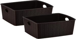 STEFANPLAST Cestino Elegance L High 36x29x13 cm Moka - 30992