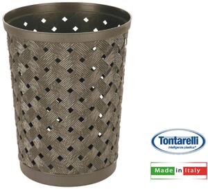 Tontarelli Cestino Gettacarta Arianna cm 25.6x32.3h Wenge' - 5885W