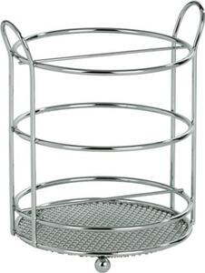 Artex Cestello portaposate rotondo 13 cm Linea Slim Metallo filo cromo lucido - 270823