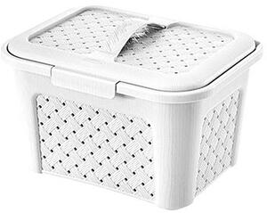 Tontarelli Cofanetto Armadietto Portaoggetti Beauty Arianna Bianco cm 28x22x17h - TO5447B