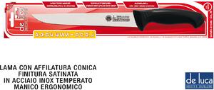De Luca Coltellerie Coltello Arrosto Inox Manici Plastica cm 20 - L3459-20