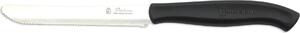 Family Coltello Bistecca Confezione 6 pezzi lama in Acciaio Inox lunghezza 11 cm colore Nero - 4803N