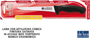 De Luca Coltellerie Coltello Disosso Inox Manici Plastica cm 16 - L3453-16