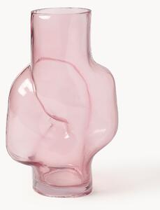 Vaso in vetro fatto a mano Gleam, Alt. 32 cm