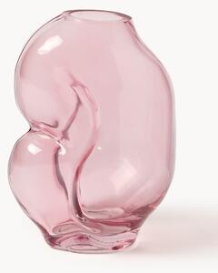 Vaso in vetro fatto a mano Gleam, Alt. 18 cm