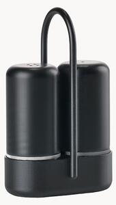 Set saliera e pepiera Singles Black 3 pz