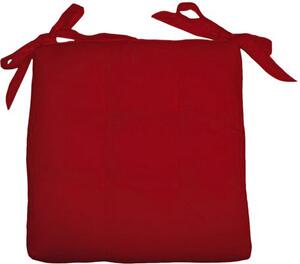 Olib Cuscino Soft con lacci 40x40xh6 cm Bordeaux - Cuscino Soft Bordeaux