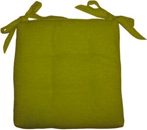 Olib Cuscino Soft con lacci 40x40xh6 cm Verde - Cuscino Soft Verde
