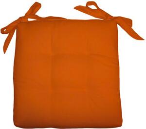 Olib Cuscino Soft con lacci 40x40xh6 cm Arancio - Cuscino Soft Arancio