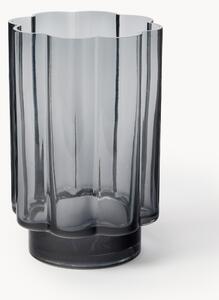 Lanterna in vetro soffiato Anya, alt. 23 cm