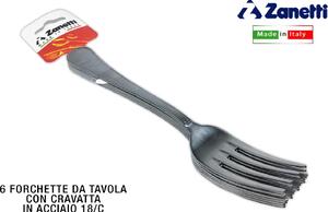 Zanetti Forchetta Tavola Leonardo confezione 6 pezzi 18 C - 420502