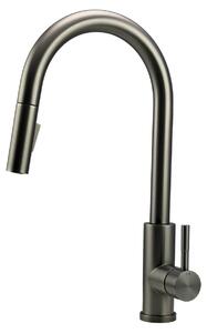 Rubinetto da cucina Pure.Sink Elite Steel Stream-S in PVD color canna di fucile con bocca estraibile PS8045-61