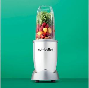 NutriBullet Frullatore con Bicchiere 0,9 Litri Potenza 900 watt con Accessori colore Bianco - 0C22300041 NB907W