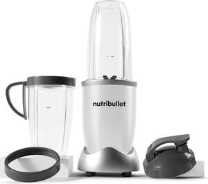 NutriBullet Frullatore con Bicchiere 0,9 Litri Potenza 900 watt con Accessori colore Bianco - 0C22300041 NB907W