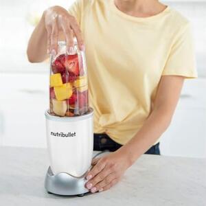 NutriBullet Frullatore con Bicchiere 0,9 Litri Potenza 900 watt con Accessori colore Bianco - 0C22300041 NB907W