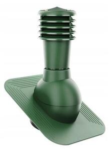 Camino di ventilazione Camino di ventilazione Piano del camino con angolo di inclinazione regolabile fi125 mm Verde