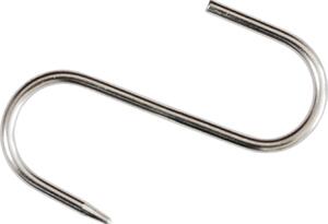Lonatini F.lli Gancio Inox Per Macellai mm 60x3 Pezzi 10 - 50.060X3