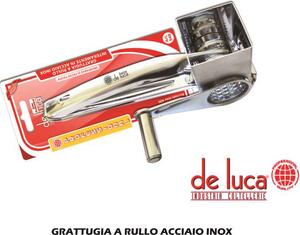 De Luca Coltellerie Grattugia a Rullo Acciaio Inox - DEL548